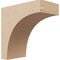 Ekena Millwork 4"W x 8"D x 8"H Classic Stockport Rough Cedar Woodgrain TimberThane Corbel, Primed Tan CORUR04X08X08STORCPR - alternate 1